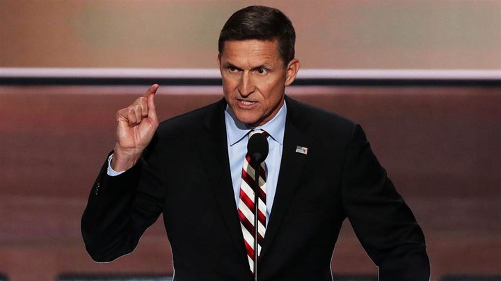 Michael Flynn, fyrrverandi þjóðaröryggisráðgjafi Bandaríkjanna.