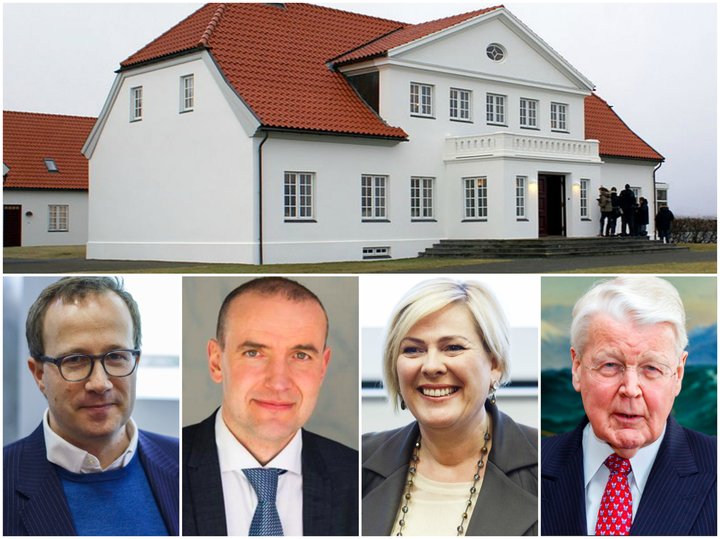 Andri Snær Magnason, Guðni Th. Jóhannesson, Halla Tómasdóttir og Ólafur Ragnar Grímsson hafa mælst með mest fylgi í könnunum undanfarið. 