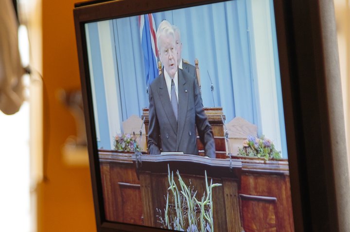 Ólafur Ragnar Grímsson í sjónvarpi