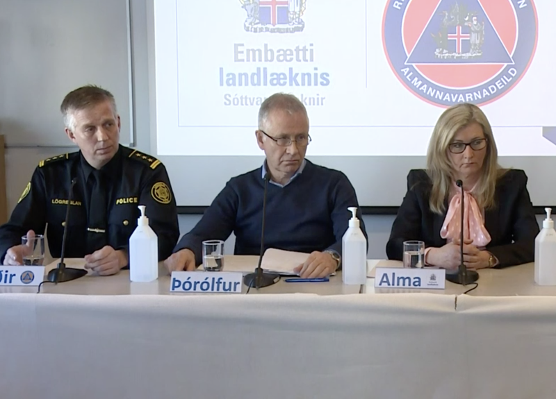 Víðir Reynisson, Þórólfur Guðnason og Alma Möller hafa leitt baráttu Íslands gegn útbreiðslu COVID-19.