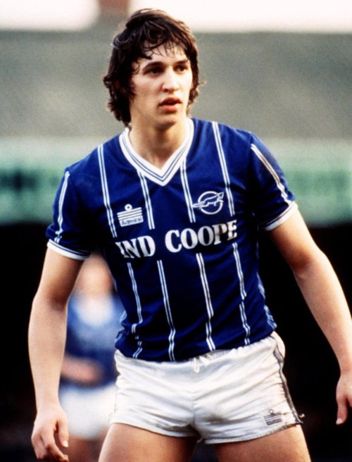 Gary Lineker í búningi Leicester.