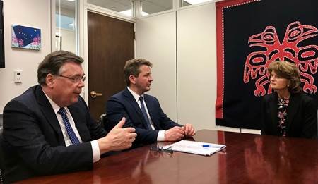 Geir Haarde, sendiherra Íslands í Bandaríkjunum, og Guðlaugur Þór Þórðarson, utanríkisráðherra.