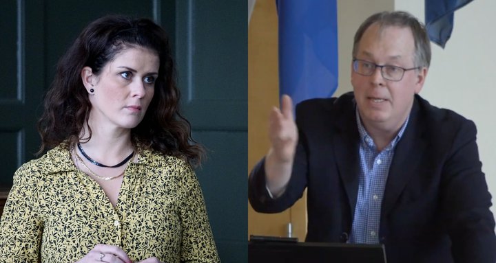 Þórdís Kolbrún Reykfjörð Gylfadóttir. og Gylfi Zoega sjá stöðu mála ekki sömu augum.