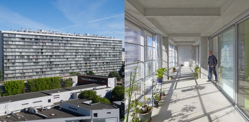 Grand Parc í Bordeaux eru félagslegar íbúðir sem fengu endurnýjun lífdaga árið 2017 svo eftir var tekið.