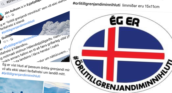 Á samfélagsmiðlum má finna fjölmargar færslur þar sem fólk tjáir sig undir kassmerkinu #örlítillgrenjandiminnihluti