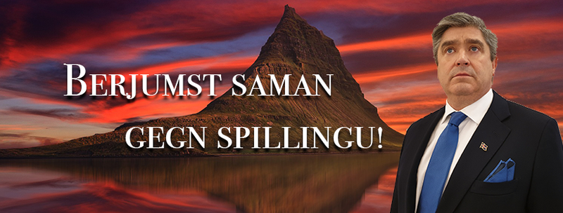 Guðmundur Franklín Jónsson birti þessa mynd á Facebook-síðu sinni fyrr í aprílmánuði og því ljóst að hann hefur verið með framboð í undirbúningi í nokkurn tíma.