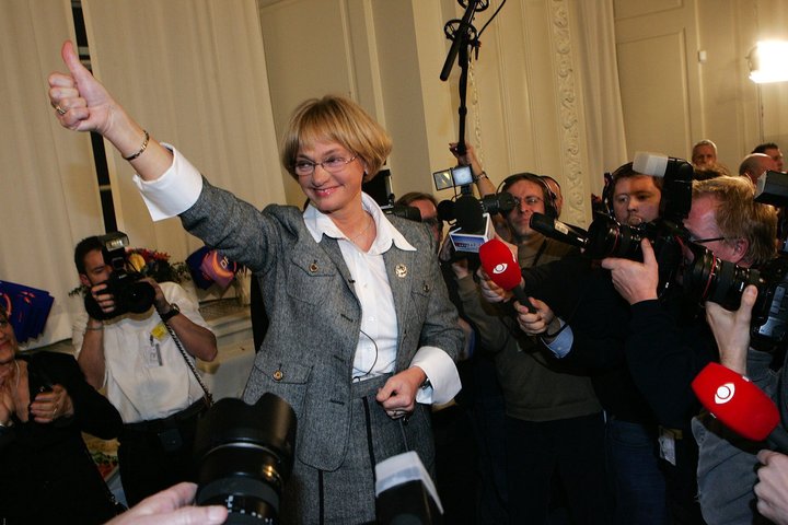 Pia Kjærsgaard, forseti þjóðþings Dana.