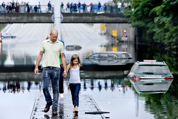Kaupamannahöfn flóð sjór loftslagsmál sjávarflóð stormflóð danmörk 