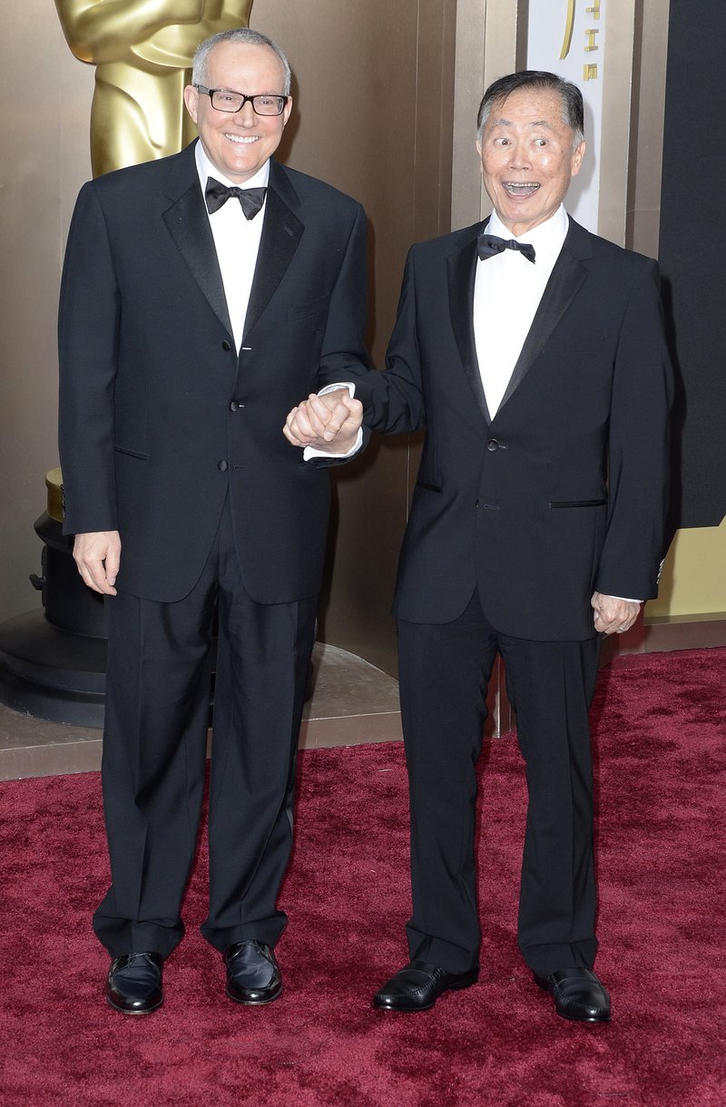 Brad Altman og George Takei Mynd: EPA