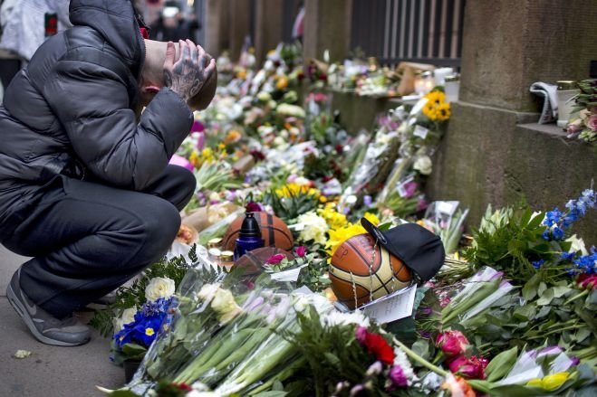 Árásin átti sér stað á Krudttønden í febrúar síðastliðnum. Hún mun sitja lengi í Dönum.