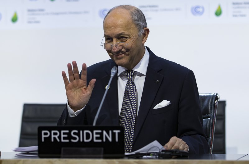 Laurent Fabius veitti ráðstefnunni COP21 forsæti.