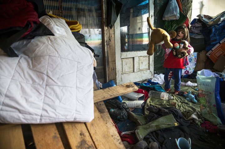 Flóttabarn í Frakklandi