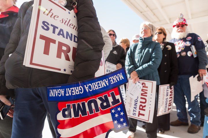 Stuðningsmenn donald trump