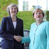 Theresa May og Angela Merkel.