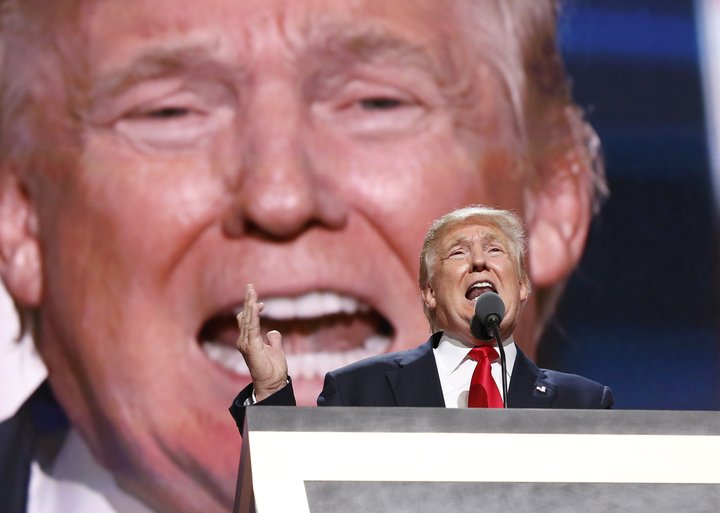 Donald Trump, forseti Bandaríkjanna.