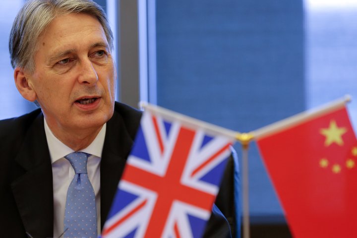 Philip Hammond er í Peking að ræða viðskiptasamband Bretlands og Kína.