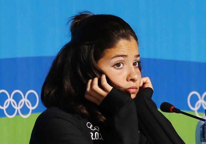 Yusra Mardini hefur verið í sviðsljósinu síðan hún kom til Ríó á dögunum. Hún verður fyrsti keppandi ólympíuliðs flóttafólks til að keppa í sinni keppnisgrein.