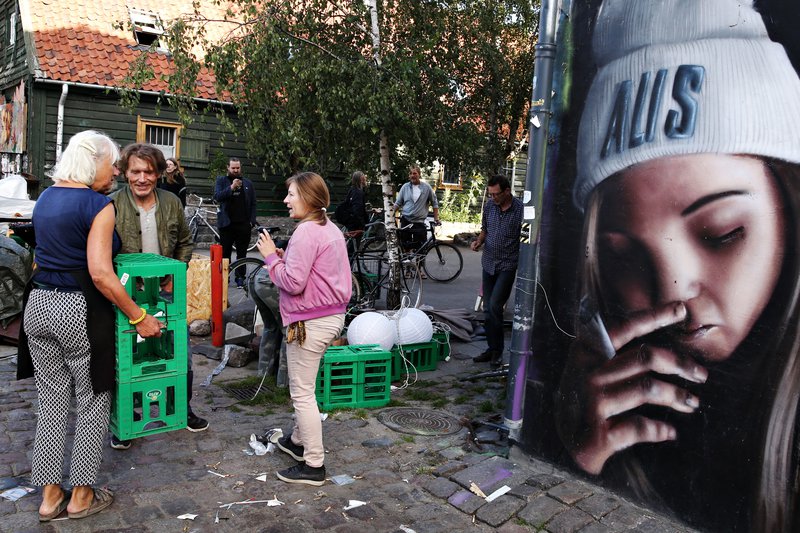 Frá Kristjaníu. Mynd: EPA