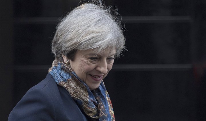 Theresa May varð forsætisráðherra Bretlands eftir þjóðaratkvæðagreiðsluna um úrsögn Breta síðasta sumar.