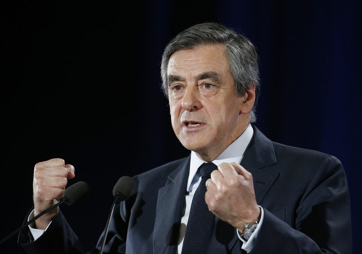 François Fillon, frambjóðandi Lýðveldisflokksins. MYND:EPA