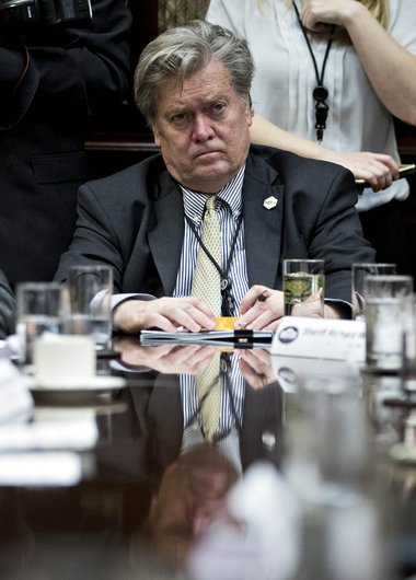 Steve Bannon, ráðgjafi Donalds Trump Bandaríkjaforseta.