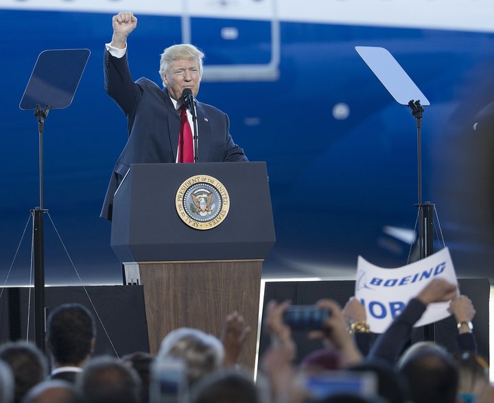 Donald Trump, forseti Bandaríkjanna.