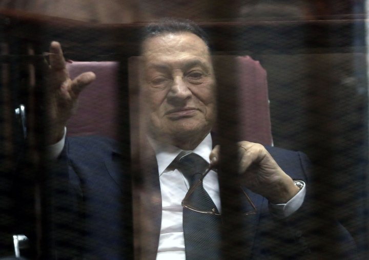 Réttað hefur verið yfir Hosni Mubarak í á fjórða ár.