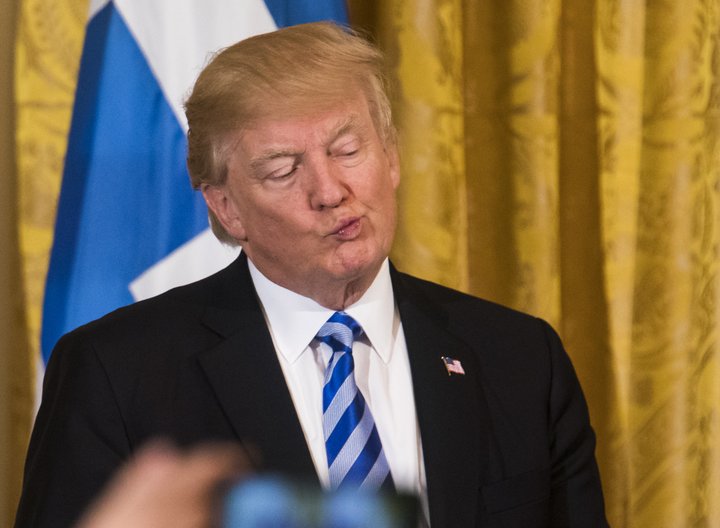 Donald Trump, forseti Bandaríkjanna, er nú sjálfur til rannsóknar fyrir að hafa hugsanlega hindrað framgang réttvísinnar.