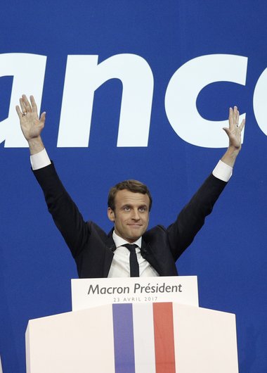 Emmanuel Macron er nýr forseti Frakklands.