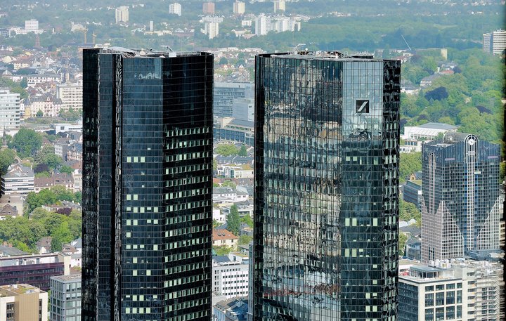 Höfuðstöðvar Deutsche Bank í Frankfurt
