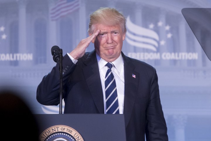 Donald Trump, forseti Bandaríkjanna.