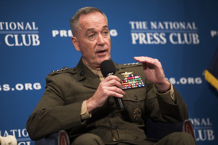 Joe Dunford, yfirmaður bandaríksa herráðsins.