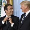 Emmanuel Macron, forseti Frakklands, og Donald Trump, forseti Bandaríkjanna.