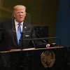 Donald Trump, forseti Bandaríkjanna, ávarpaði allsherjarþing Sameinuðu þjóðanna í fyrsta sinn í dag.
