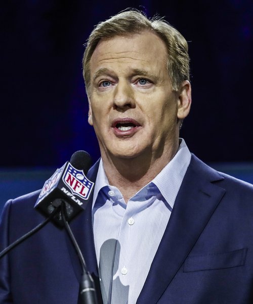 Roger Goodell forseti NFL. Mynd: EPA