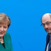 Angela Merkel og Martin Schulz eru mögulega að fara að mynda ríkisstjórn.