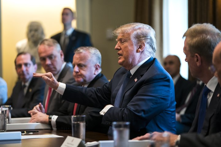 Trump ríkisstjórnarfundur