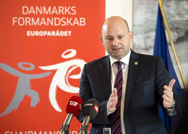 Søren Pape Poulsen, dómsmálaráðherra Danmerkur. Mynd: EPA.