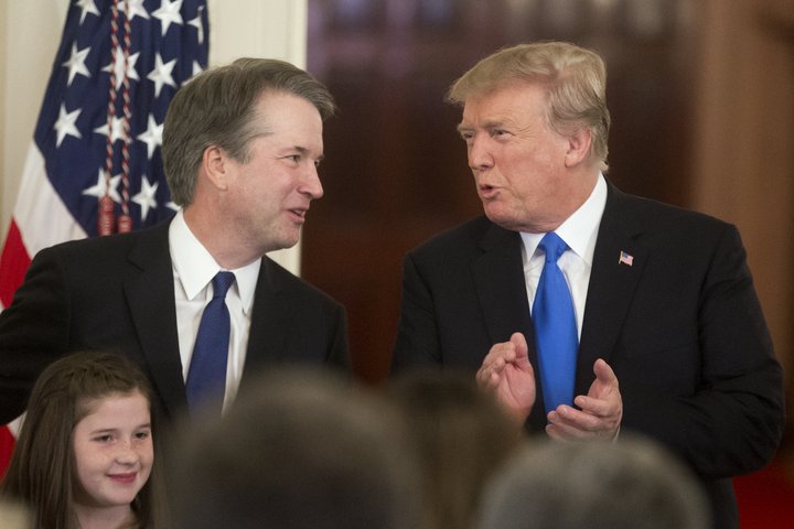 Brett Kavanaugh dómari Donald Trump Hæstiréttur