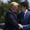 Donald Trump er forseti Bandaríkjanna og Justin Trudeau er forsætisráðherra Kanada.