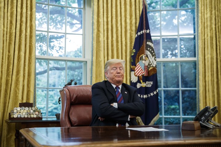 Donald Trump, Bandaríkjaforseti.