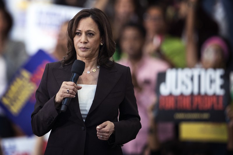 Mynd: EPA. Kamala Harris, forsetaframbjóðandi Demókrata.