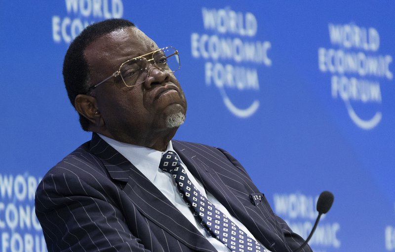 Hage Geingob forseti Namibíu. Mynd: EPA
