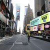 Stræti margra stórborga heims eru tómleg að sjá, á þessum undarlegu tímum. Mynd frá New York á dögunum.