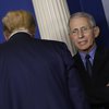 Donald Trump og Anthony Fauci.