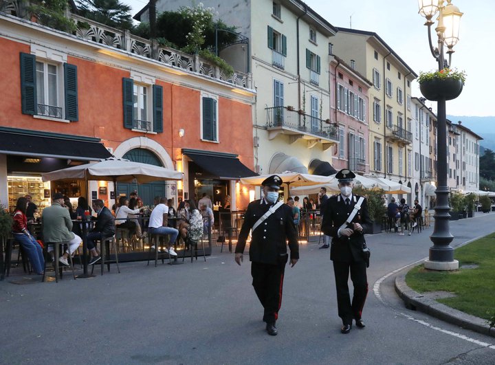 Frá Ítalíu í sumar. Raforkunotkun minnkaði einna mest í Suður-Evrópu, sérstaklega á Kýpur og Ítalíu