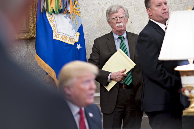 John Bolton gaf út bók um Trump í júní. Mynd: EPA