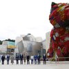 Frá heimsókn spænsku konungshjónanna í Guggenheim safnið í Bilbao í júlí í fyrra.