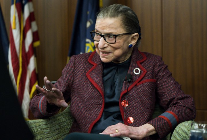 Ruth Bader Ginsburg.