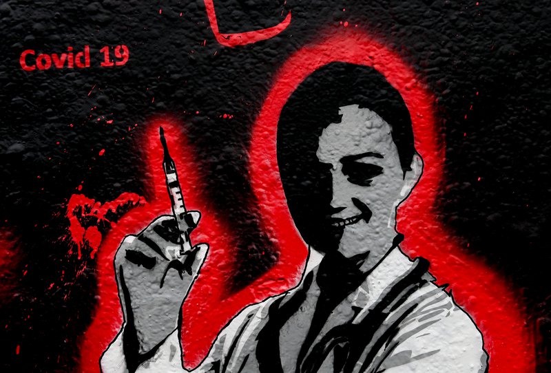 Bólusetning er þegar hafin í Bretlandi meðal forgangshópa. Mynd: EPA